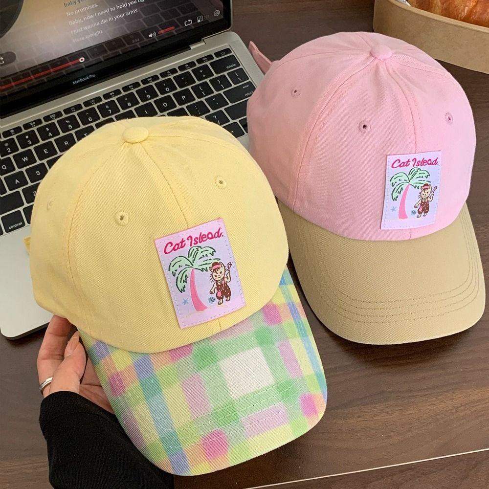 Embroidery Baseball Hat Spring Summer Snapback Cap Trendy Peaked Cap  Teenagers