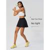 Lu Same Sports Skirt for Women 2025 New Arrival Ice Quick-Drying with Lining Fake Two-Piece Tennis Skirt Yoga Skirt
