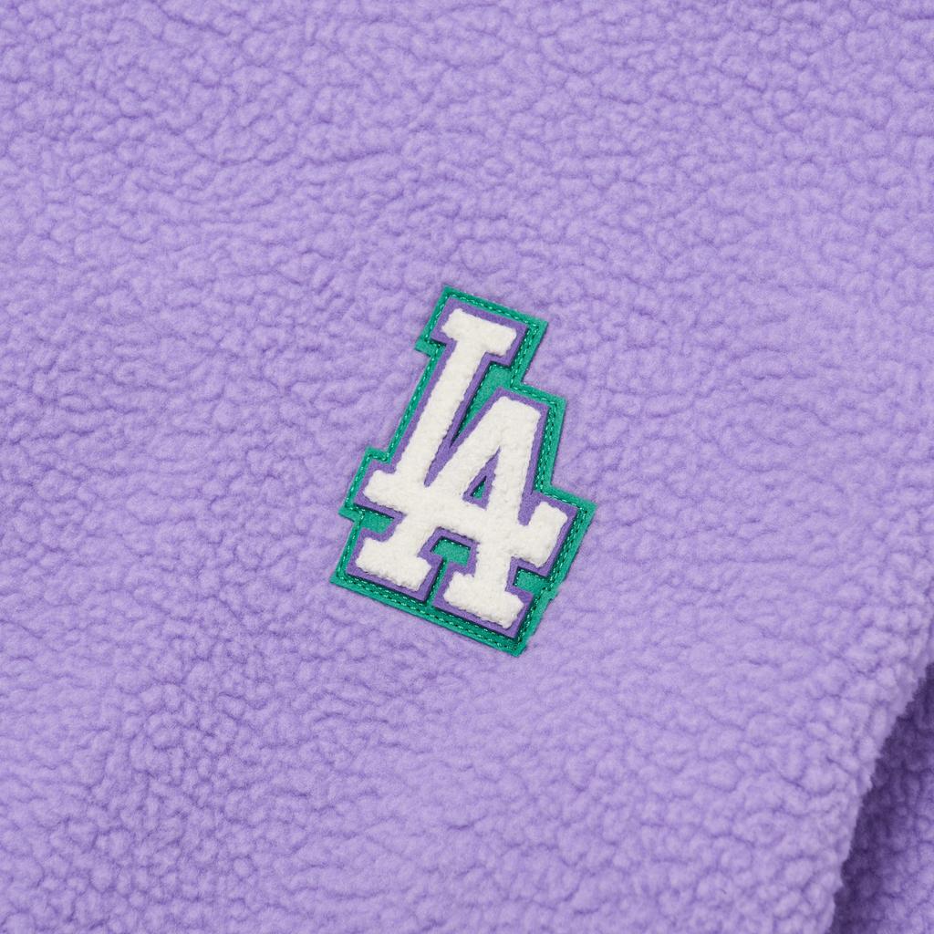 MLB Los Angeles Dodgers Sweatshirts Unisex Purple Crew Neck Thickened Regular 3AMTF5316-07LDS