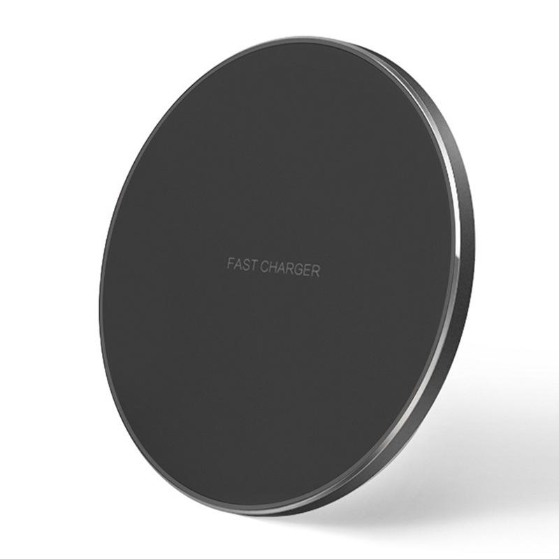 15W runder Qi-Wireless-Charger für Apple & Samsung Handys