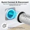 Dryer Vent Magnetic Connector Kit Quick Installation Reinforced Thick Connector Airtight Seal High Temp Metal Dryer Accessories