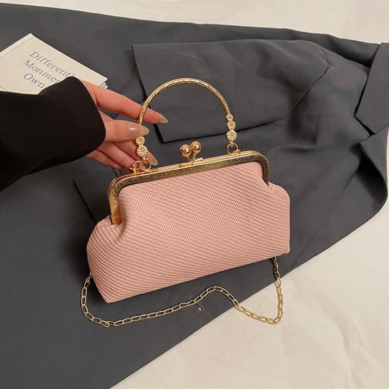 Fashi Elegant Women's Shoulder Bags Casual Simple Ladies Crossbody Chain Bag Portable Female Evening Clutch Handbags Purse