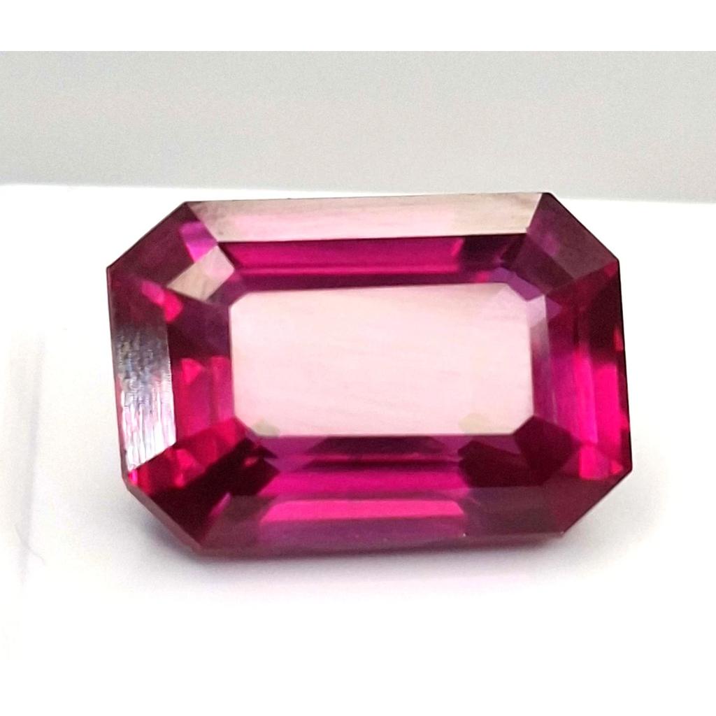 Emerald Cut Natural Royal Pink Sapphire 14-16 Ct Beautiful Certified Gemstone