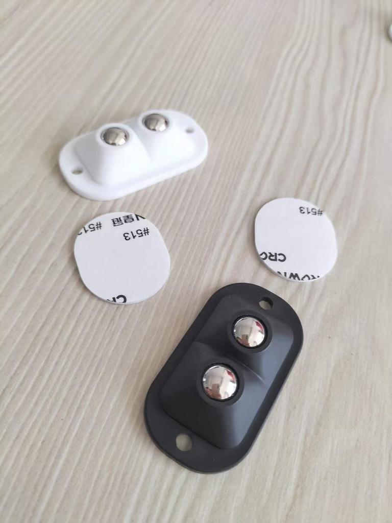 Easy Install Bucket Self-Adhesive Wheels Swivel Steel Ball Universal Paste Pulley