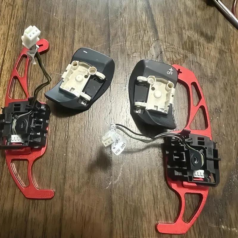 För VW Golf 5 6 MK6 GTI R Jetta MK5 Passat B6 B7 Polo Tiguan Rattpaddel Auto Ersättning Förlängning Växelspak