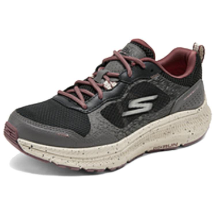 Skechers Go Series Comfortable Low-Top Running Shoes Women Sneakers Black Brown 128623-BKBR