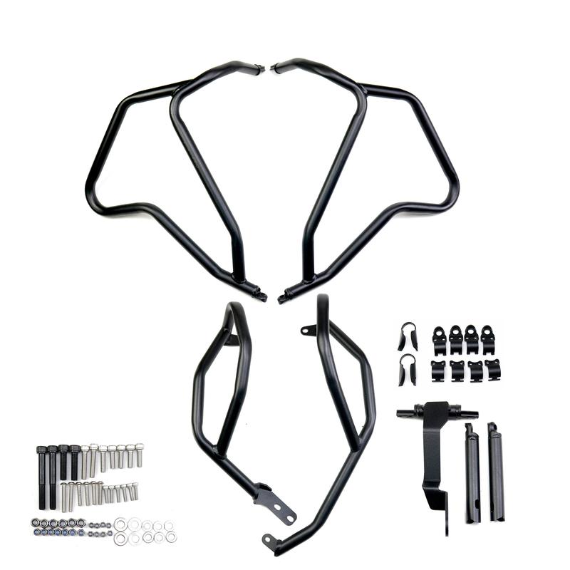 For Versys 1000 2019-2024 Motorcycle Upper+Lower Engine Crash Bar Guard Protector Bracket