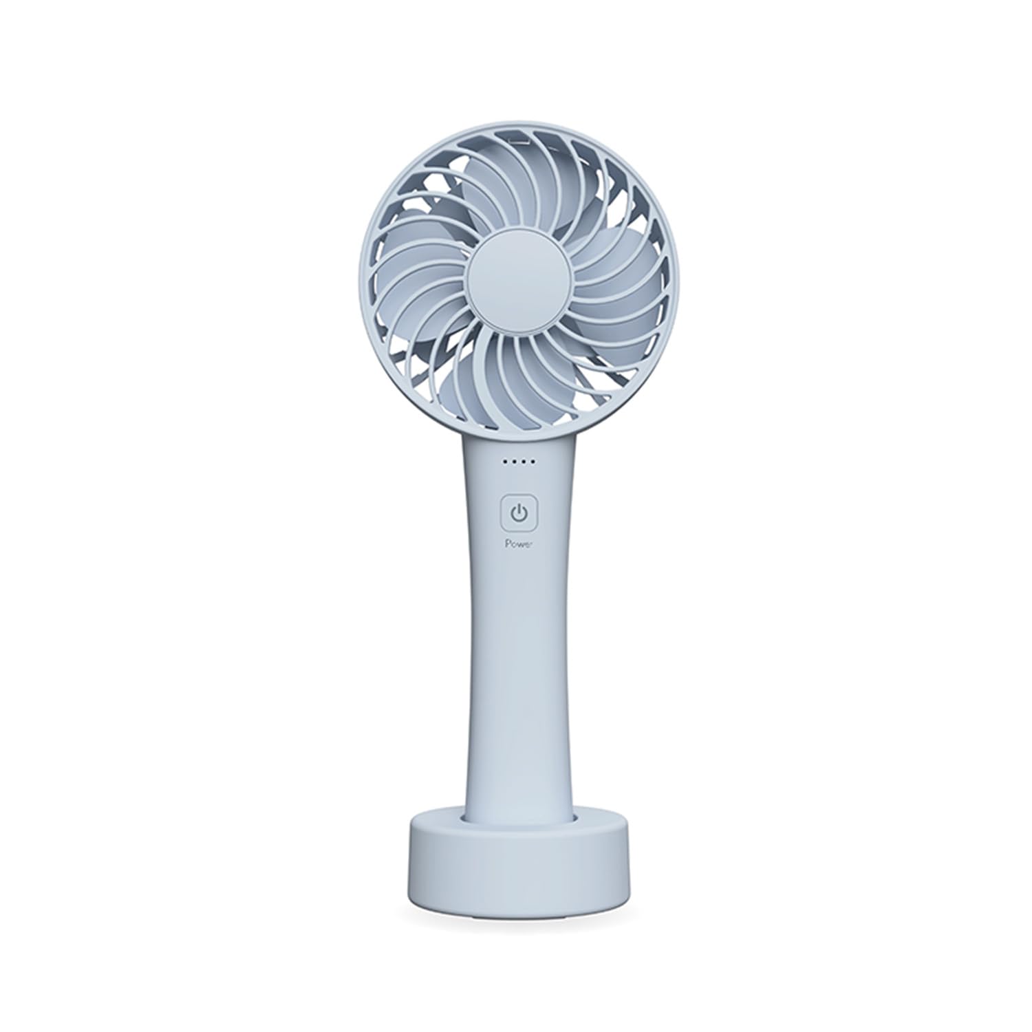 

Greenhouse Handheld 4 Airflow Charging Mobile 2-Blade Fan, Powerful/Quiet, Settings, Type-C Stand, Function, Blue, GH-FANHHV-BL синій
