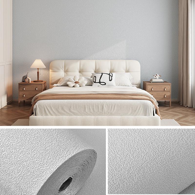 3D Self Adhesive Wall Sticker Roll Embossed Diatom Mud Pattern Waterproof Moisture Proof Wallpaper For Bedroom Hotel Decoration