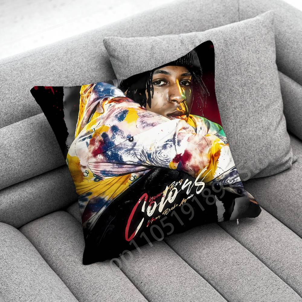 Y-YoungBoy MASA DESHAWN Top Throw Pillow Case For 55x55cm 40x40cm 45x45cm 50x50cm 30x30cm Square Office Pillowship Cover