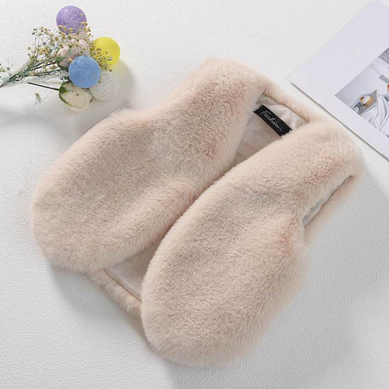 Autumn Winter Faux Fur Vest Girls Toddler Girls Sleeveless Jacket Kids Baby Girl Outerwear