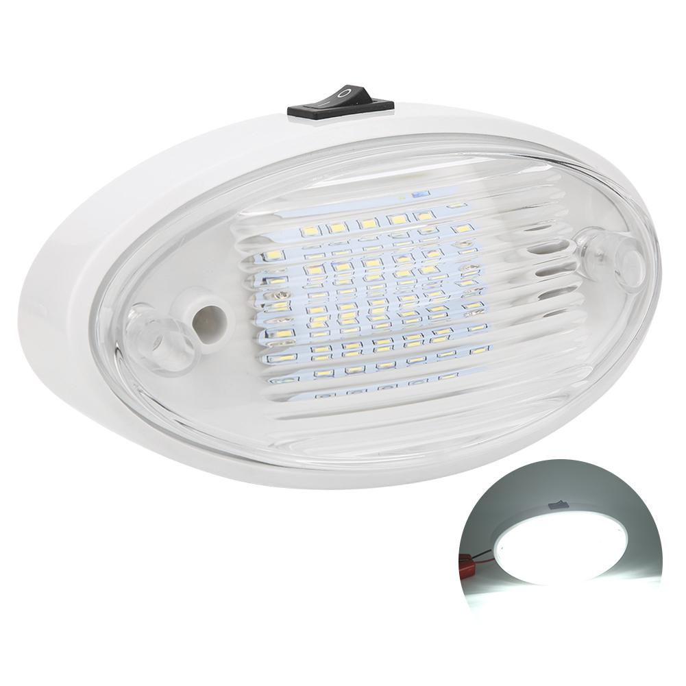 12V 400lm LED stropní světlo s vysokým jasem interiéru pro auto RV přívěs na jachtu