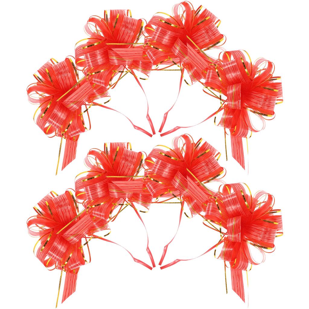 20Pcs Pull Bow Ribbons Festive Decoration Set for Gift Boxes Presents Car Wall Door Wedding Events Xmas Party Ornament Supplies