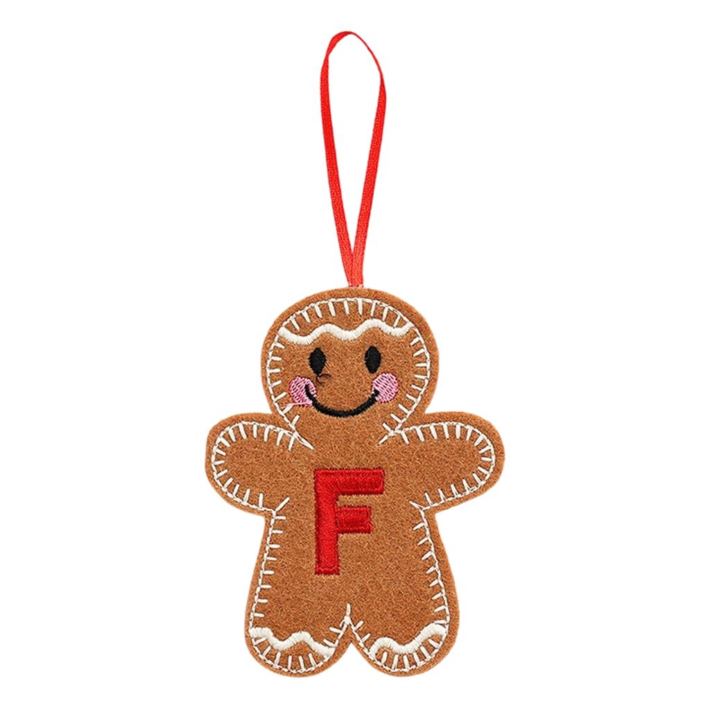 Christmas Gingerbreads Man Decorative Pendant Christmas Tree Pendant Christmas Letter Biscuits Man