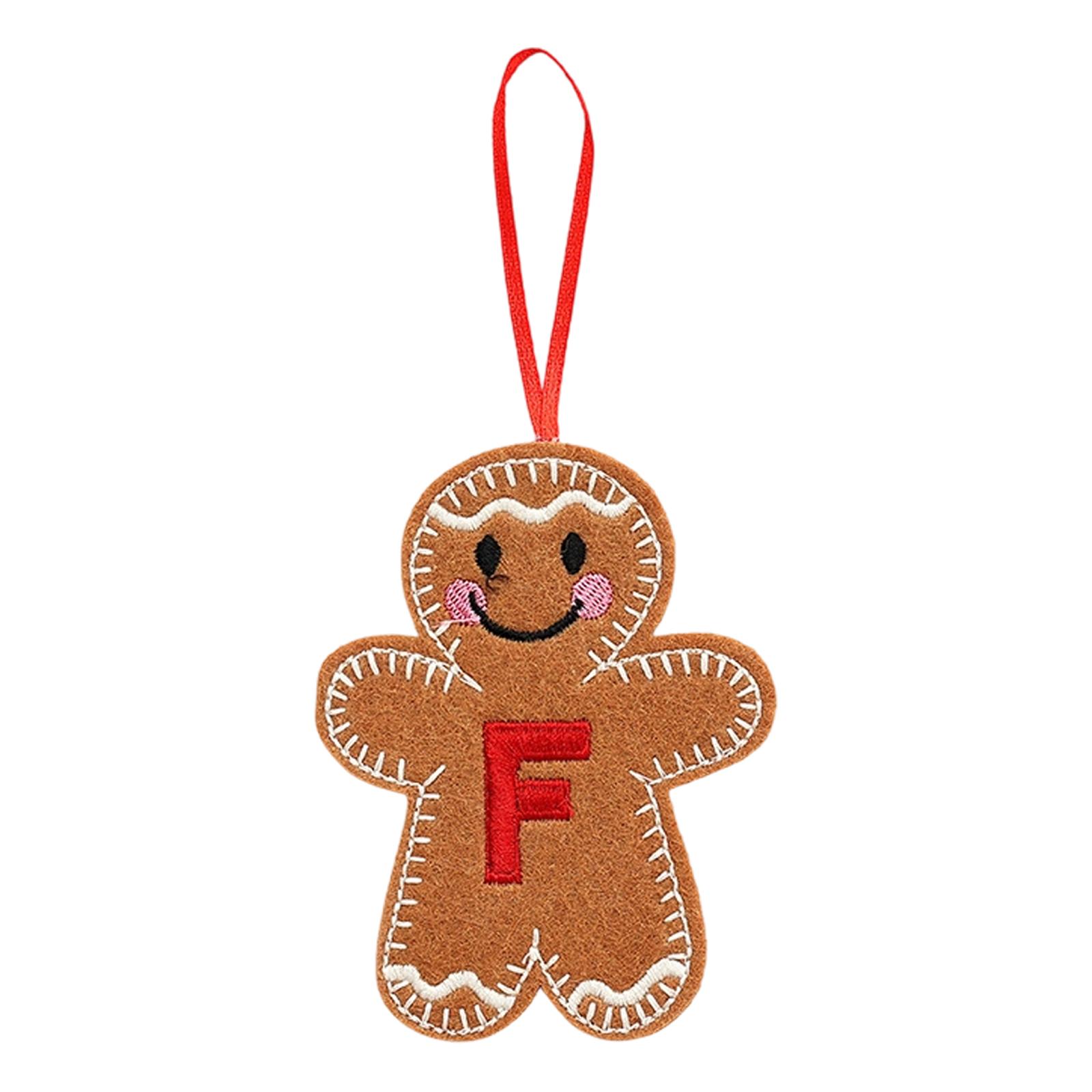 

Christmas Gingerbreads Man Decorative Pendant Christmas Tree Pendant Christmas Letter Biscuits Man One Size