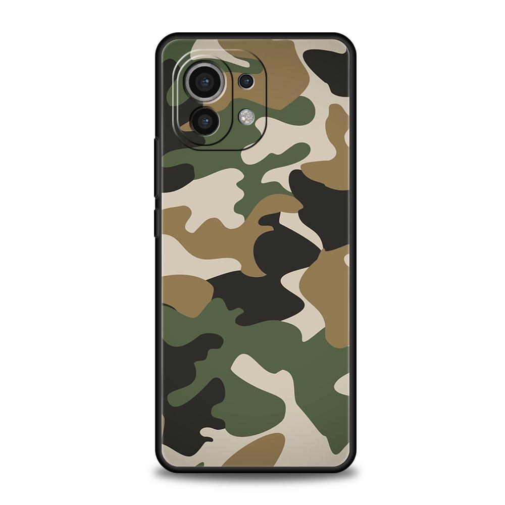 Handyhülle für Xiaomi Mi 15 14 14T 13T 12T Pro 12 13 11 Lite 5G 11T X6 X5 Pro Weiche TPU-Hülle Camouflage Camo Militär Armee