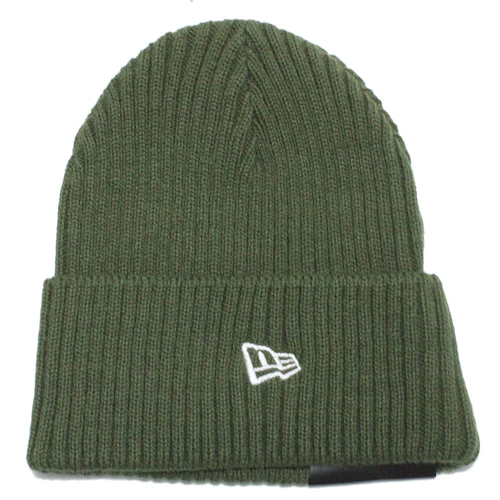[New Era] MILITARY PATCH MILITARY KNIT CAP, Army Green
