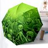 1pc Zombie Swarm Automatic Open/Close Umbrella, Windproof, Folding Compact Umbrella with Lightweight Design for Women/Men038