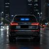 Solar Powered Vibration Activated Strobe Light Anti-Collision Rear Window Lamp  Vehicle