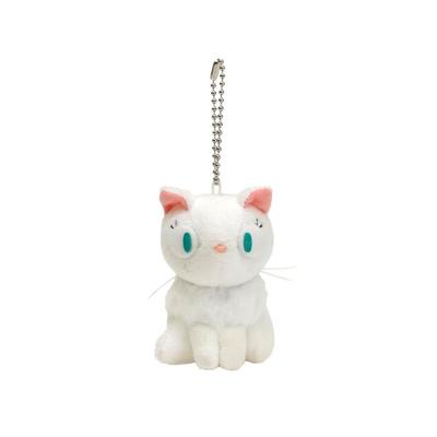 Studio Ghibli White Cat Lily Mascot K9352