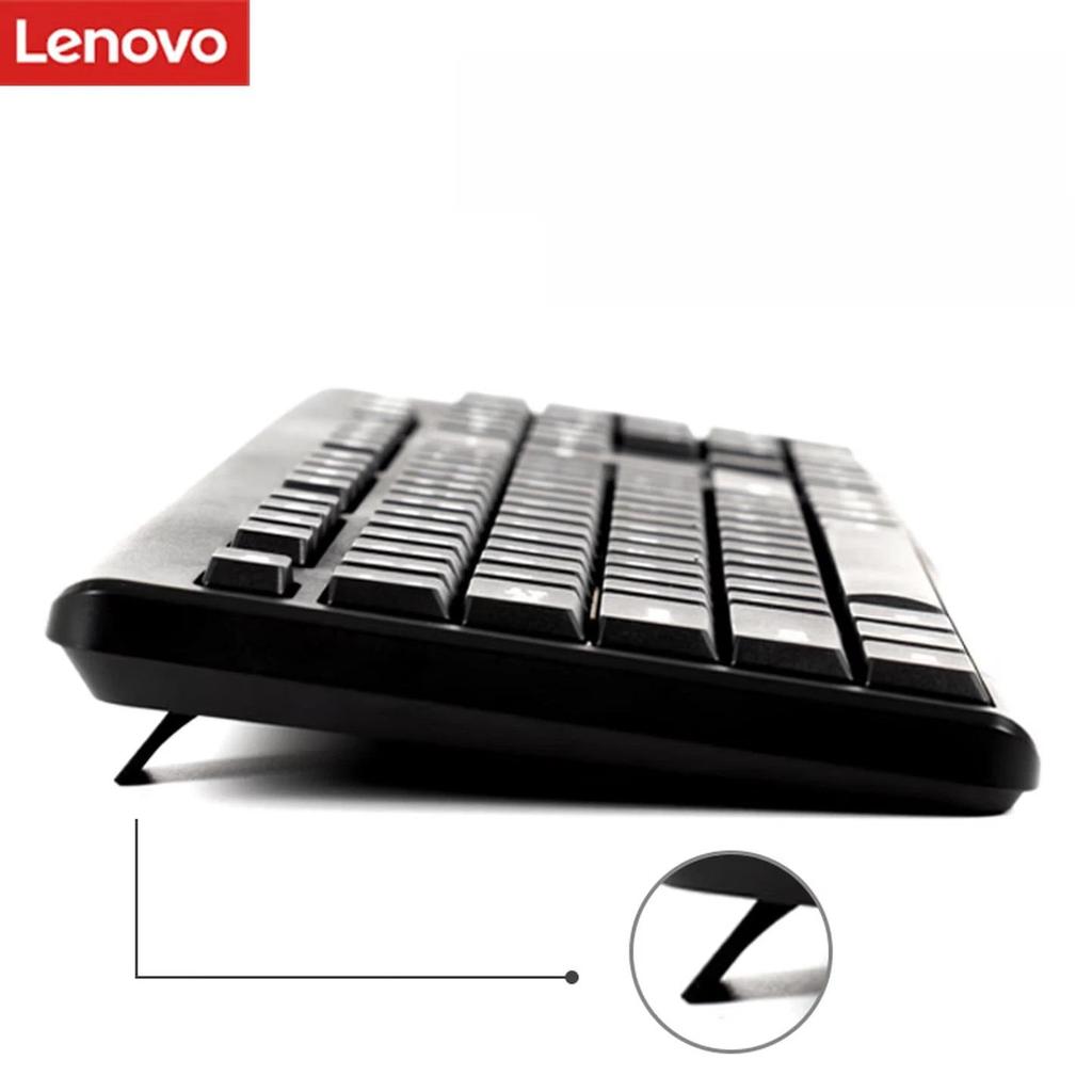 Kabellose Tastatur- und Maus-Kombination, Full-Size-Tastatur, Büro, MK23Lite, Schwarz