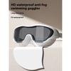 Swimming Goggles Adult HD Waterproof Anti-fog Large Frame Swimming Goggles for Men and Women Professional Diving Equipment