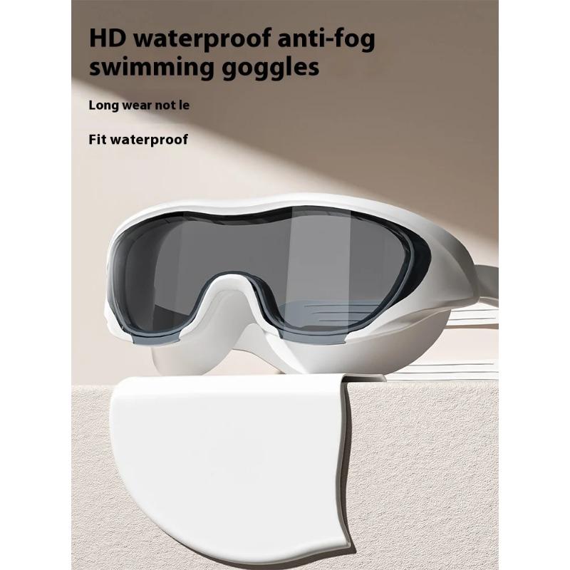 Swimming Goggles Adult HD Waterproof Anti-fog Large Frame Swimming Goggles for Men and Women Professional Diving Equipment