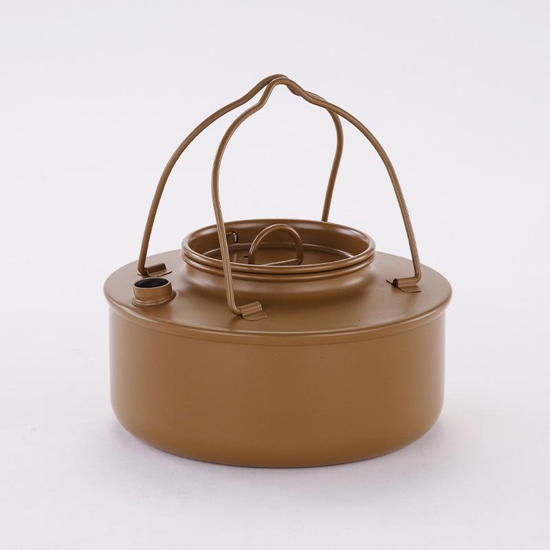 

Food Grade Stainless Steel Camping Kettle Portable Outdoor Camping Boiling Kettle for Picnic Boiling Water To Make Tea Kettle хакі