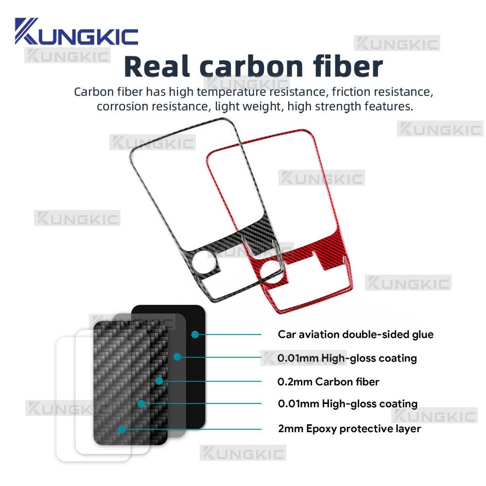 Soft Carbon Fiber Sticker For Seat Leon MK4 Cupra Leon Cupra Formentor 2020-2025 2025 2025 Manual Transmission Car Gear Shift