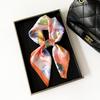 French thin small square scarf silk scarf women's spring new neck scarf temperament light luxury decorative scarf neck protection wholesale