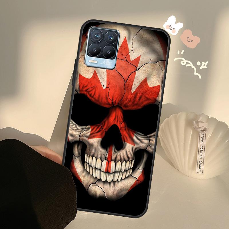 Canada Canadian Flag For Realme 8 9 Pro Plus GT Neo 2 GT Master 9i 8i Phone Case For OnePlus 9 10 Pro 9R Nord2