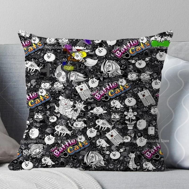 The Battle Cats Bettkissen Kissenbezug für Säuglinge Personalisiertes Krippenschutz Kissenbezug Raumdeko Babygeschenk Ohne Füllung,(5)