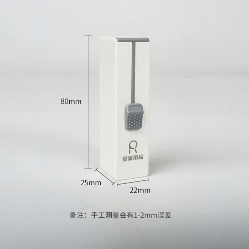 Portable One-button Launch Automatic Dental Floss Case Refillable Flosser Carrying Box for Travel Business Trip Vacation