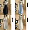 High Waist Casual Pants For Women With Polyester Fabric And Pleated Design For Spring Summer Wear