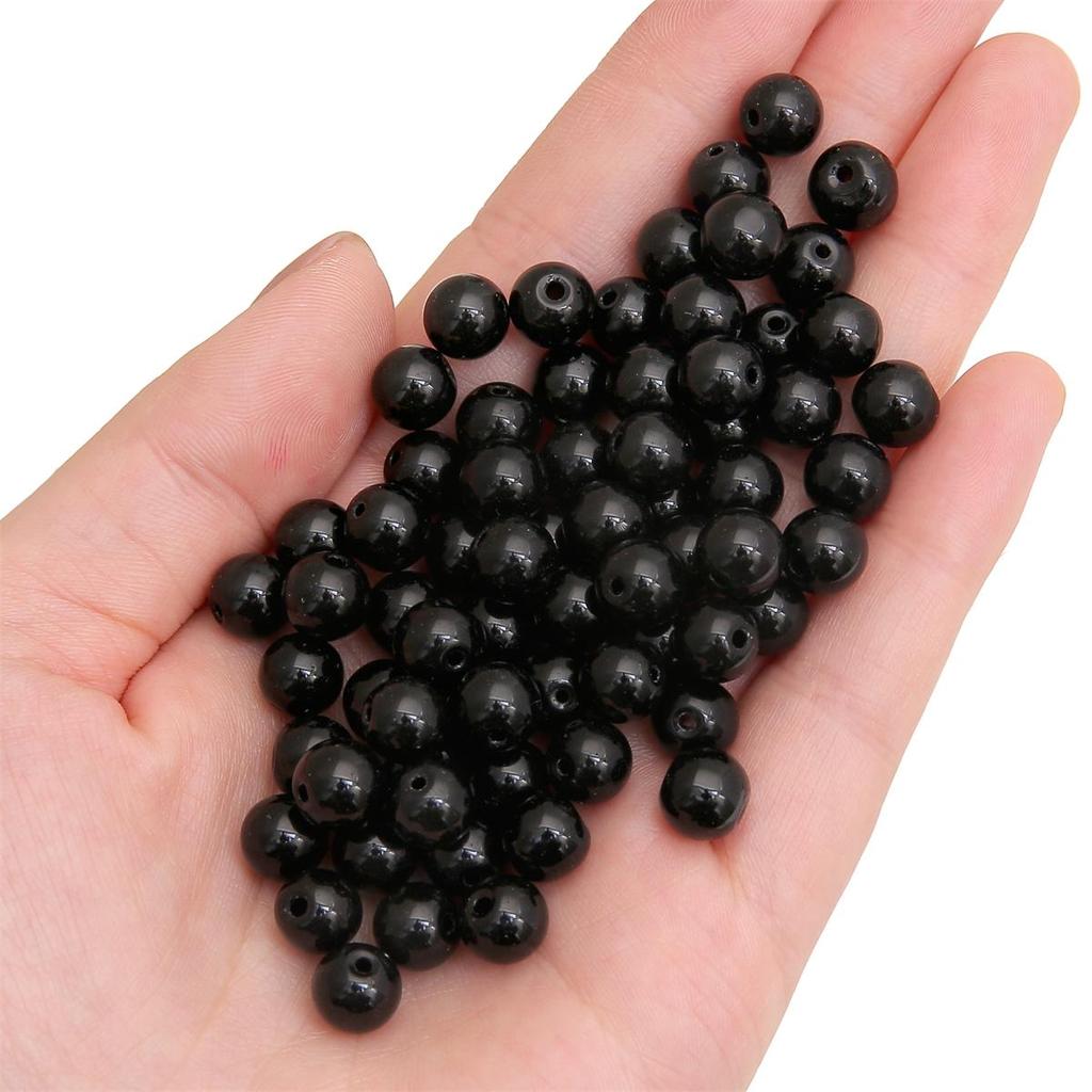 50-135 szt. Kryształowych szklanych koralików, galaretkowych, jednolitych kolorowych, imitujących kamień jadeitu, luźne koraliki dystansowe do wyrobu biżuterii