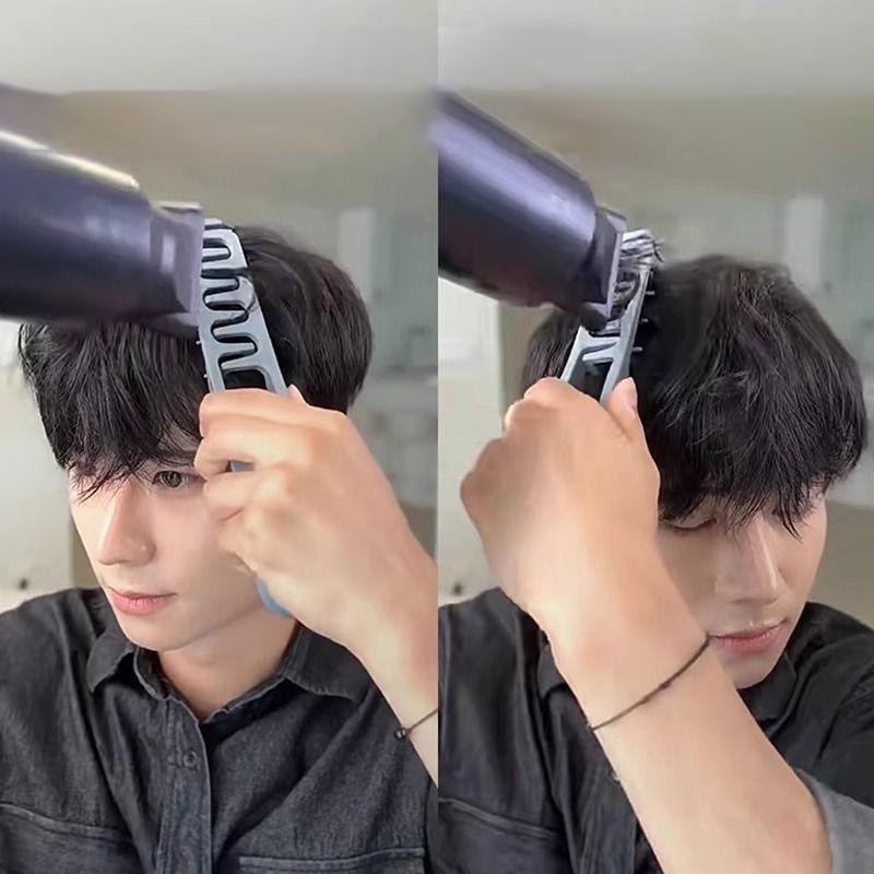 Volumengebender Kamm mit breiten Zinken zum Stylen von Haaren Lockenwerkzeuge Flauschige Textur Ideal für alle Haartypen Haarstyling-Werkzeuge