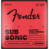Fender Electric Bass Strings SubSonic™ 9050M Bass Strings, Flatwound Stainless Steel, Longe Scale...