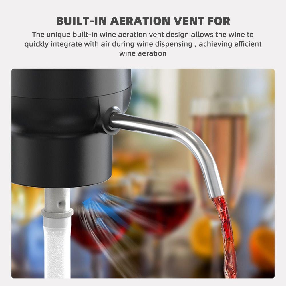 Spout Pour Electric Wine Dispenser One-touch Wine Decanter Electric Wine Aerator Bar Accessories