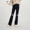 YERAD Women's Fleece-Lined High-Stretch Flared Jeans