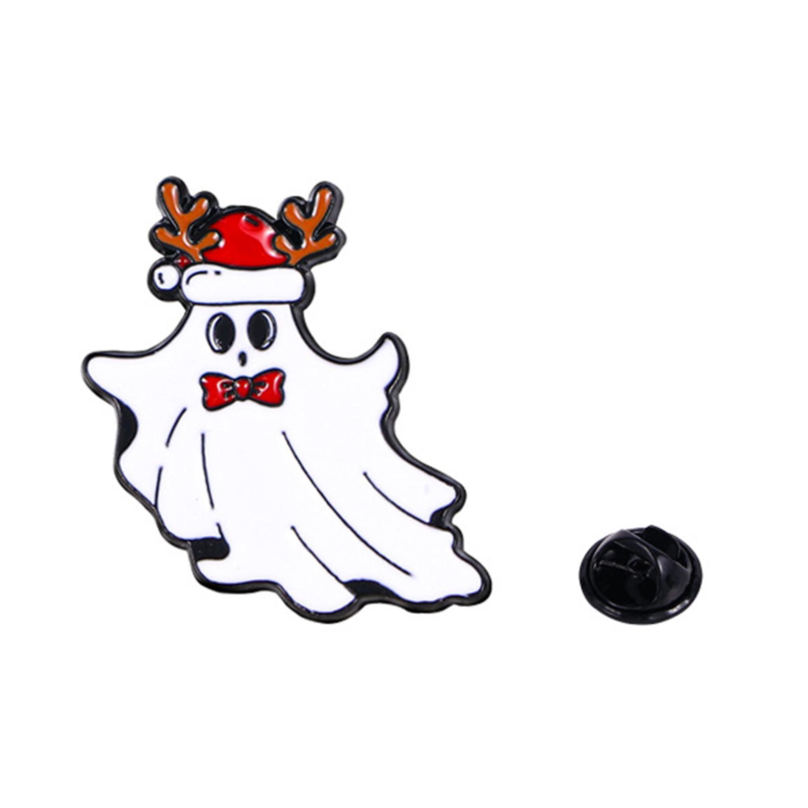 

Vintage Fashion Enamel Brooch for Women Lapel Badges Jewelry Witch Dark Festival Gifts Winter Coat Cap Brooches 4