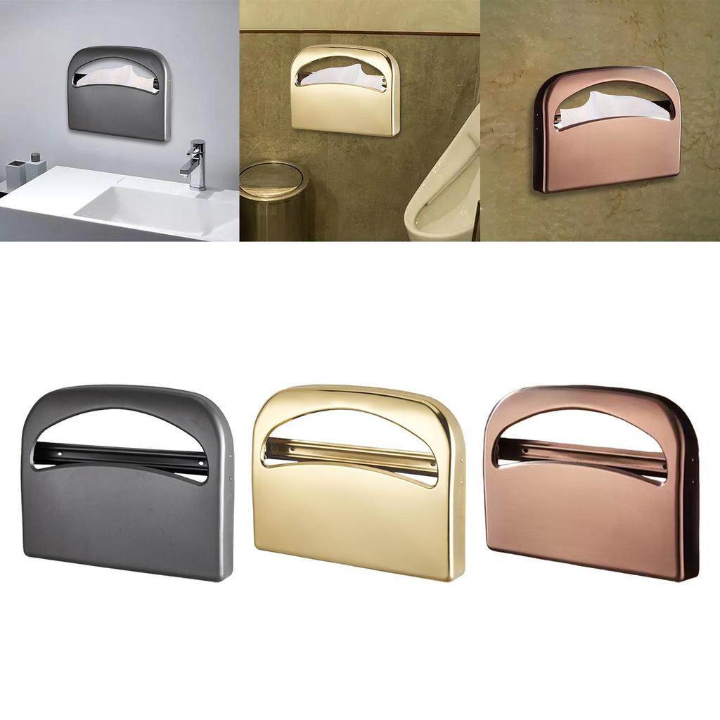 Modern Stainless Steel Toilet Seat Cover Dispenser for Home and Office Use