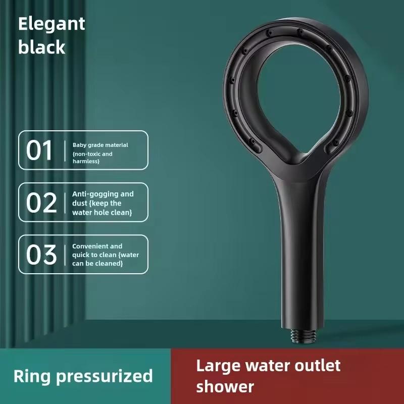 Pressurized Showerhead Handheld Shower Head Big Panel Booster Mixer Bath Tool - Handheld Spray Faucet Accessory for Bathroom