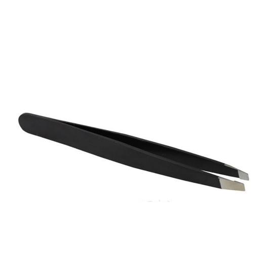 Pro Stainless Steel Slanted Tip Eyebrow Tweezers Hair Removal Clip Makeup Tool