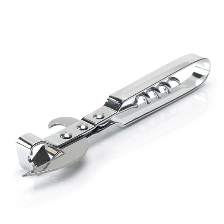 Stainless Steel Multifunction Bottle Opener With Can And Beer Bottle Opening For Home And Gift Use