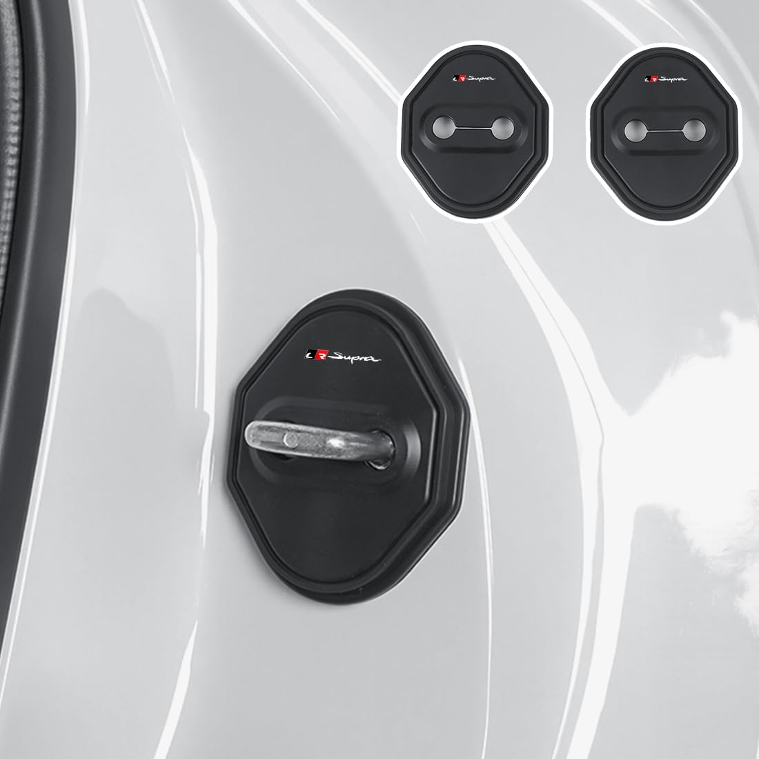 Compatible with GR Supra, Car Door Lock Cover, Protective Function, One Size