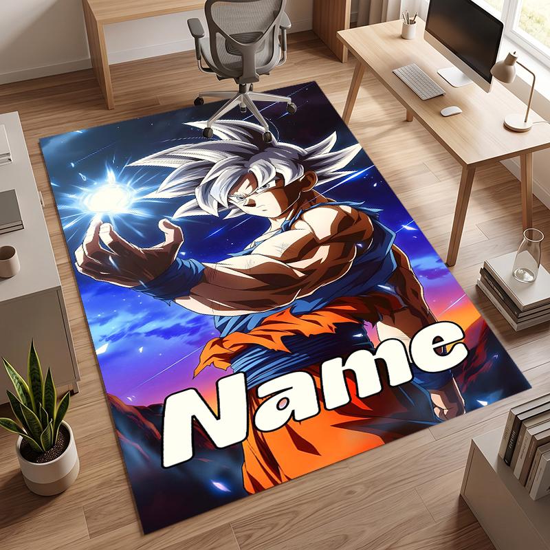 Dragon Ball (5) Personalisierter Name Büro Teppich Stilvolle Dekoration für Wohnzimmer Schlafzimmer Küche