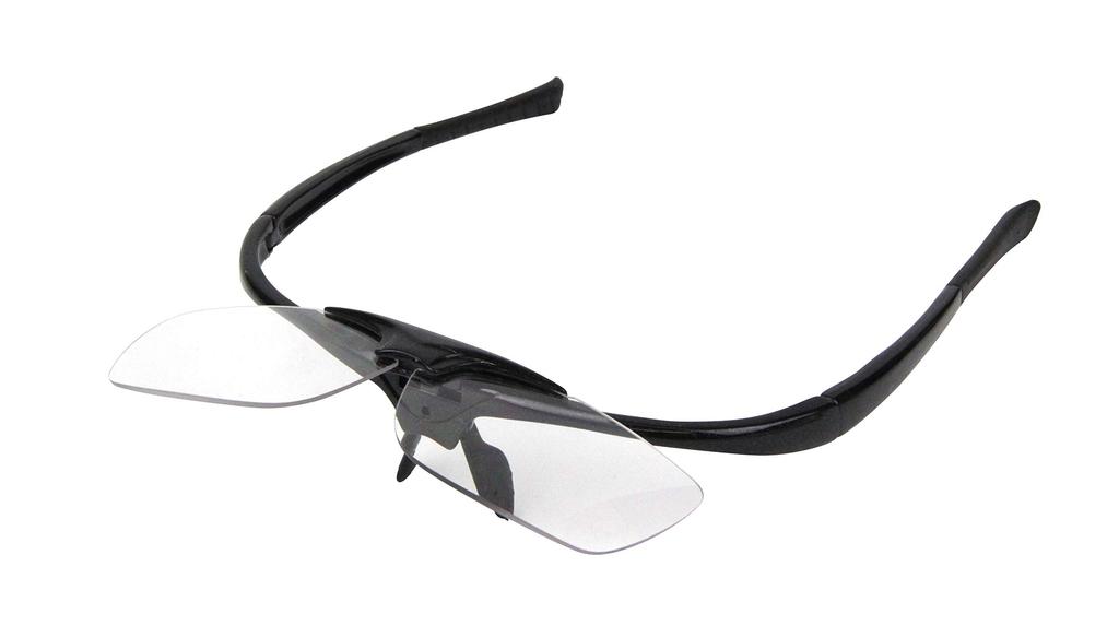 SK11 Reading Flip-up Glasses, +2.5 Prescription, Black, SG-HN25