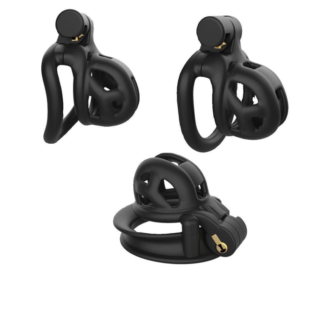 Abstinence Mini Cobra Chastity Lock: Ultra-Small Anti-Masturbation Purity Device for Men.