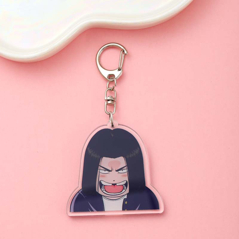 1/14Pcs Anime Figures Slam Dunk Acrylic Car Keychain Cute Backpack Pendant Funny Bag Charms Accessories Decoration Holiday Gifts