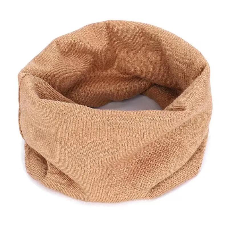 New Cashmere Winter Scarf For Baby Boys Girls Kids Knitted Scarves Unisex Elastic Mufflers Children Autumn Crochet Baby Scarf